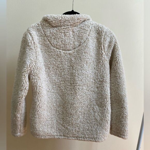 Sherpa fleece half-zip sweater - Picture 2 of 4